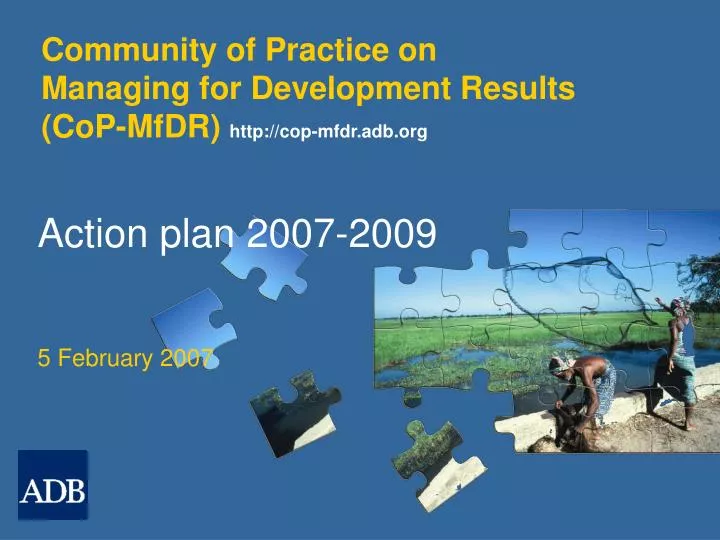 community of practice on managing for development results cop mfdr http cop mfdr adb org