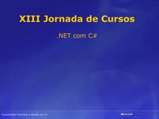 xiii jornada de cursos