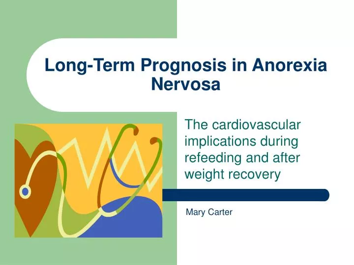 long term prognosis in anorexia nervosa