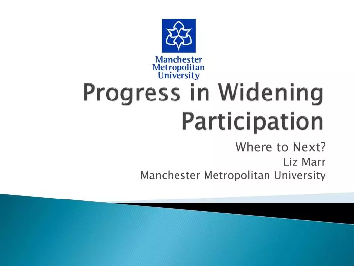 progress in widening participation