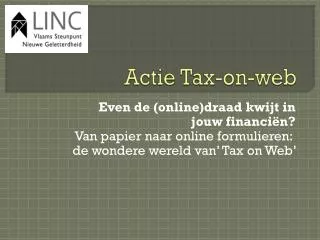 actie tax on web