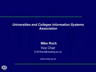 Universities and Colleges Information Systems Association