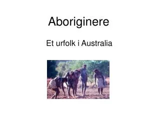 aboriginere
