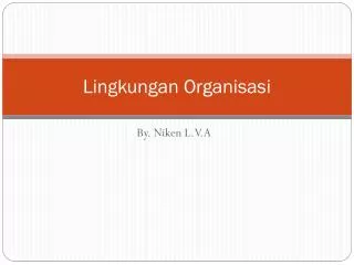 lingkungan organisasi