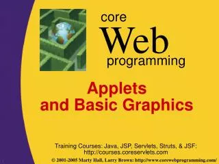 Applets and Basic Graphics