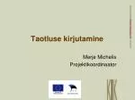 Taotluse kirjutamine - slide 1