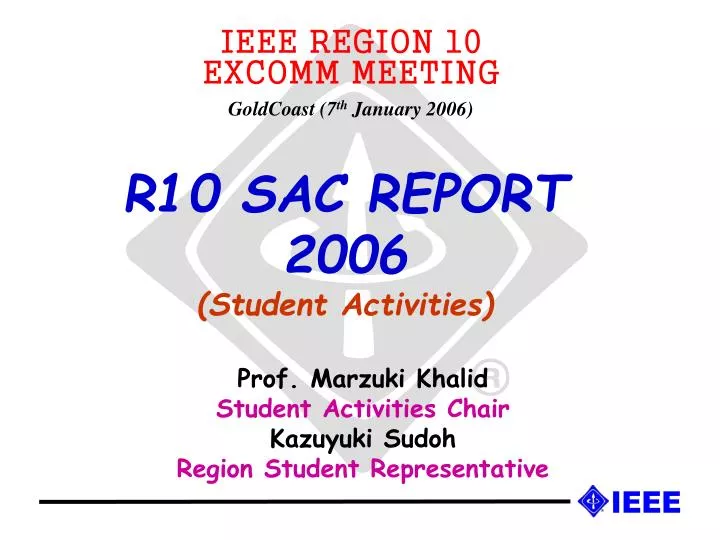 r10 sac report 2006 student activities