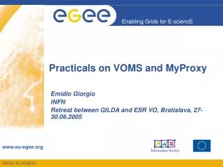 practicals on voms and myproxy