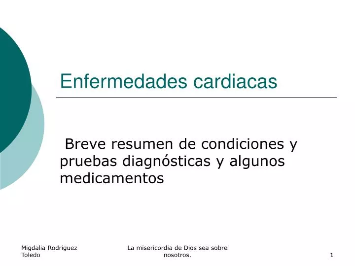 enfermedades cardiacas