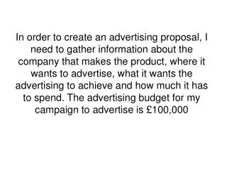 What Do You Want Your Adverts To Achieve?