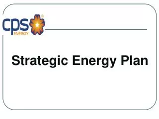 Strategic Energy Plan
