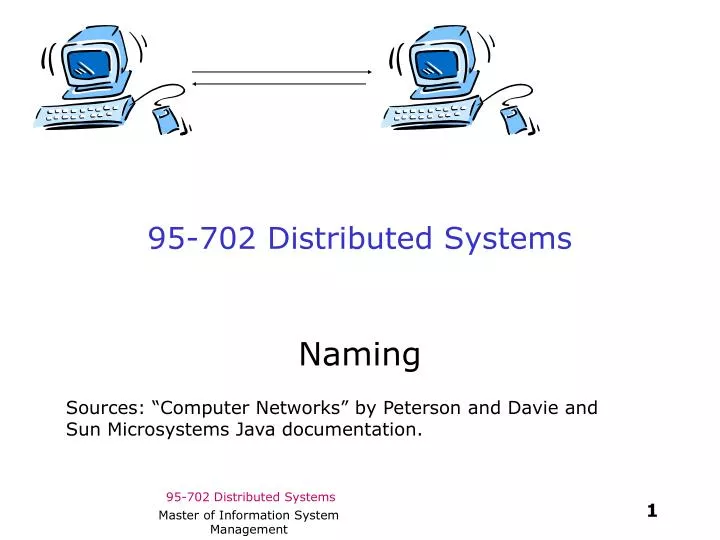 95 702 distributed systems