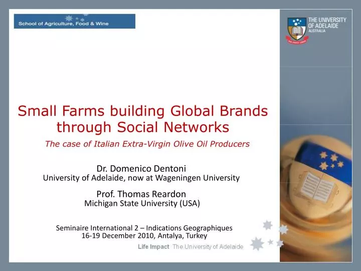 small farms building global brands through social networks