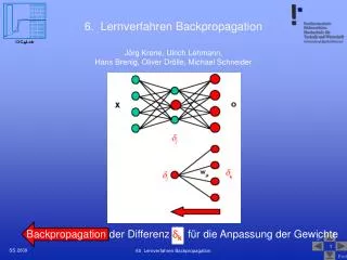6 lernverfahren backpropagation