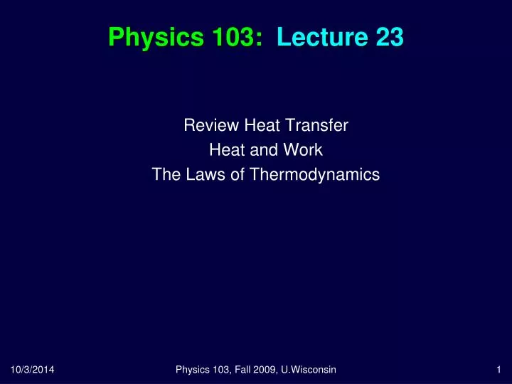 review heat transfer heat and work the laws of thermodynamics