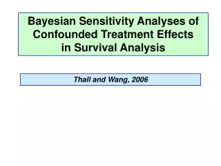 Bayesian Sensitivity Analyses of Confounded Treatment Effects in Survival Analysis