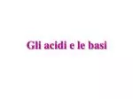 Gli acidi e le basi - slide 1