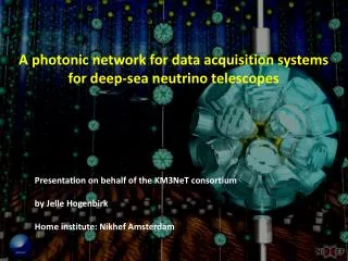 A photonic network for data acquisition systems for deep-sea neutrino telescopes