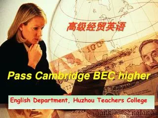 Pass Cambridge BEC higher