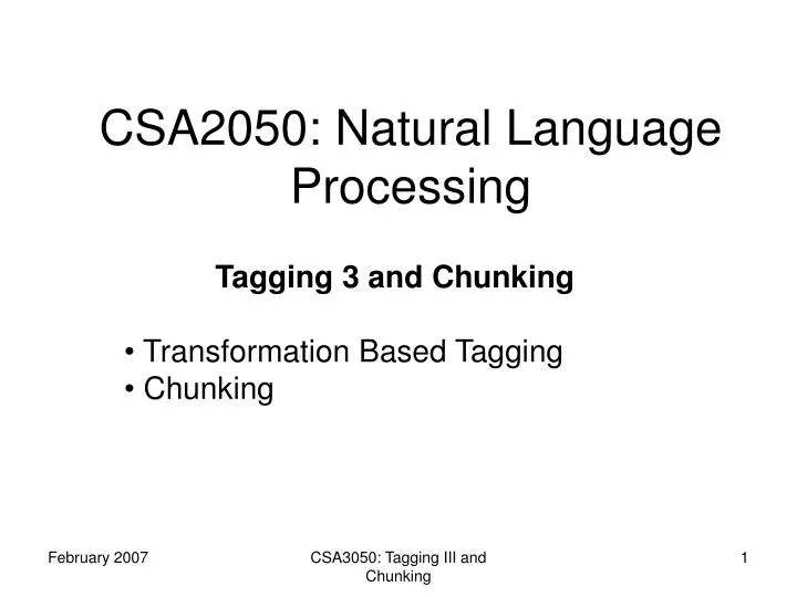 csa2050 natural language processing