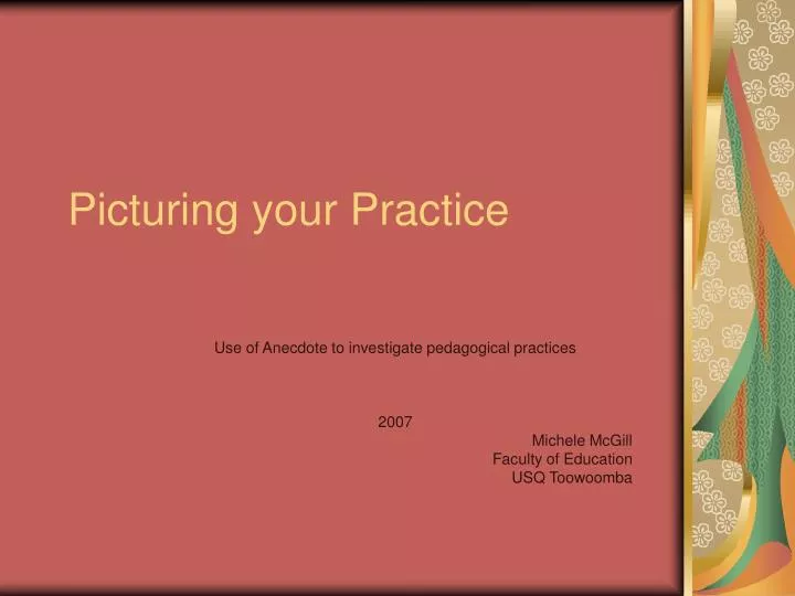 picturing your practice
