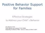 Positive Behavior Support for Families - slide 1