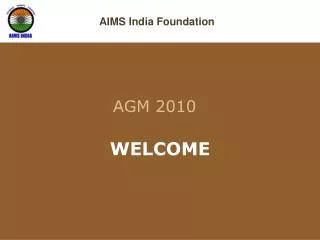 AGM 2010