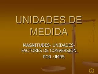 unidades de medida
