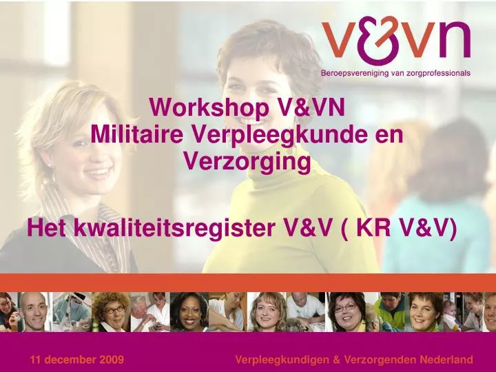 workshop v vn militaire verpleegkunde en verzorging