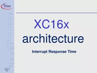 XC16x architecture