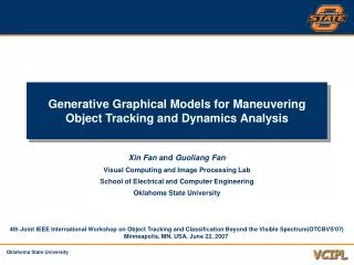 Generative Graphical Models for Maneuvering Object Tracking and Dynamics Analysis