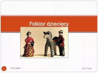 folklor dzieci cy