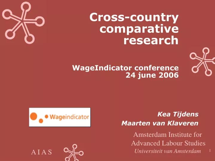 cross country comparative research wageindicator conference 24 june 2006