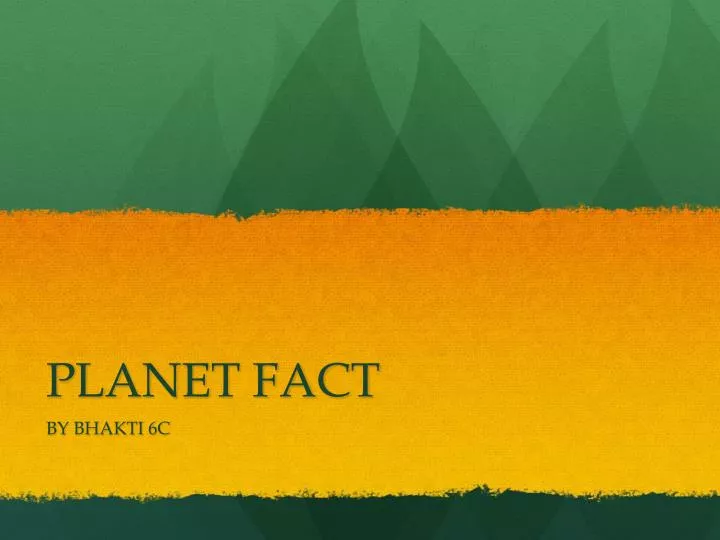 planet fact