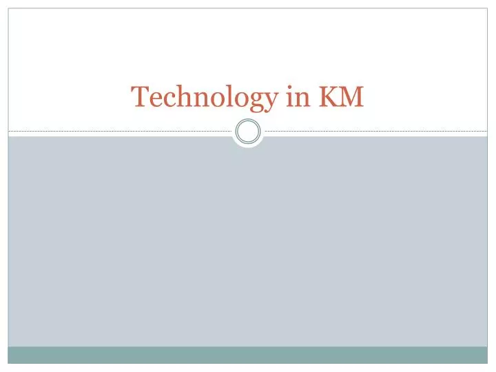 technology in km