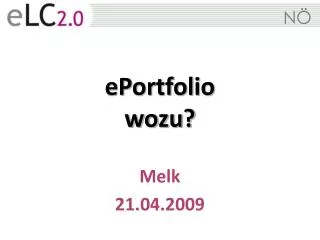eportfolio wozu