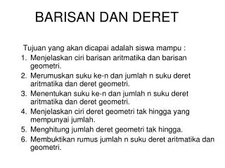 barisan dan deret