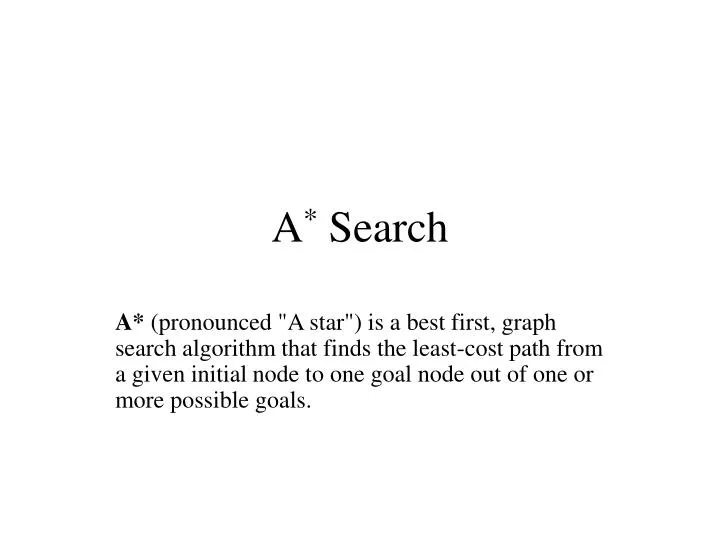 a search