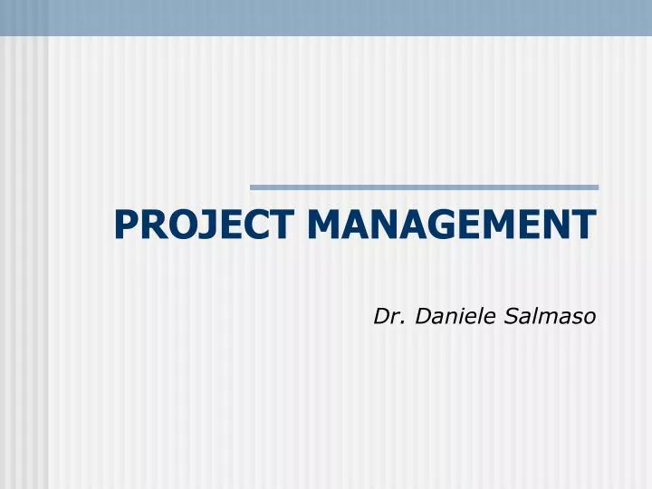 project management