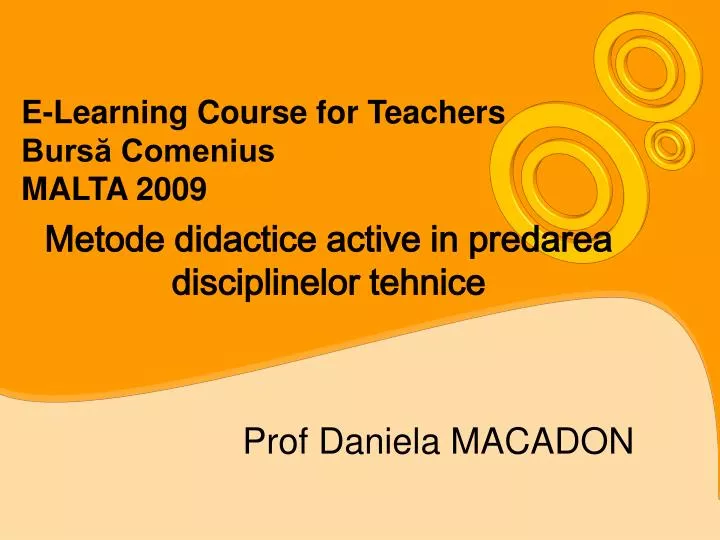 metode didactice active in predarea disciplinelor tehnice