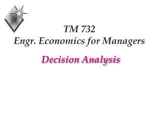TM 732 Engr. Economics for Managers