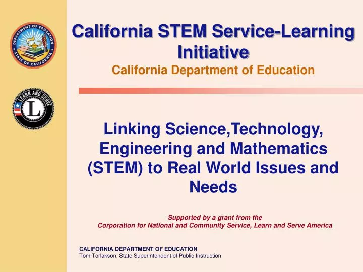 linking science technology engineering and mathematics stem to real world issues and needs