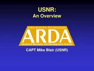 USNR: An Overview