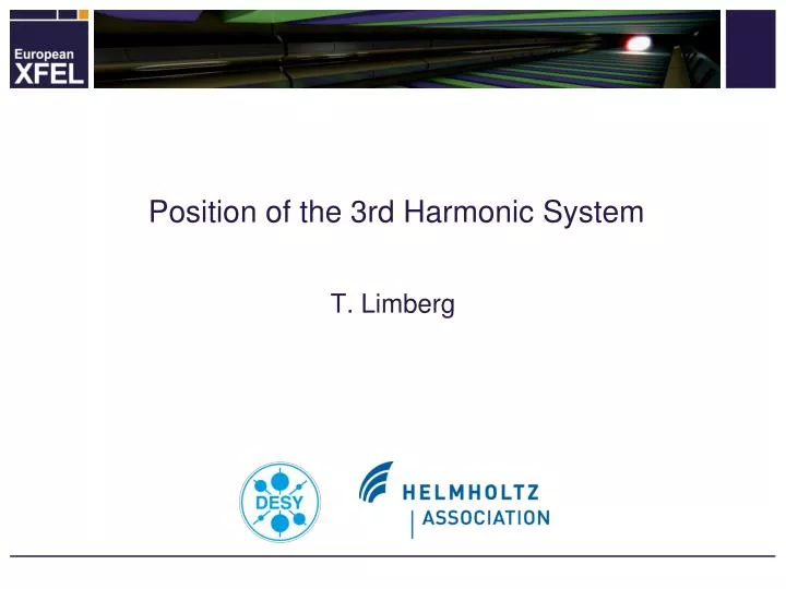 position of the 3rd harmonic system