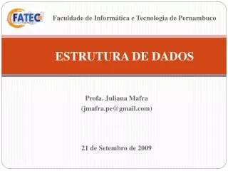 estrutura de dados