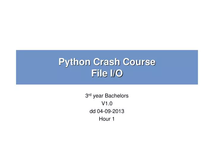 python crash course file i o