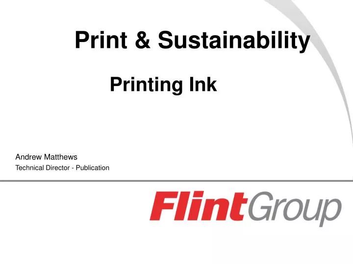 print sustainability