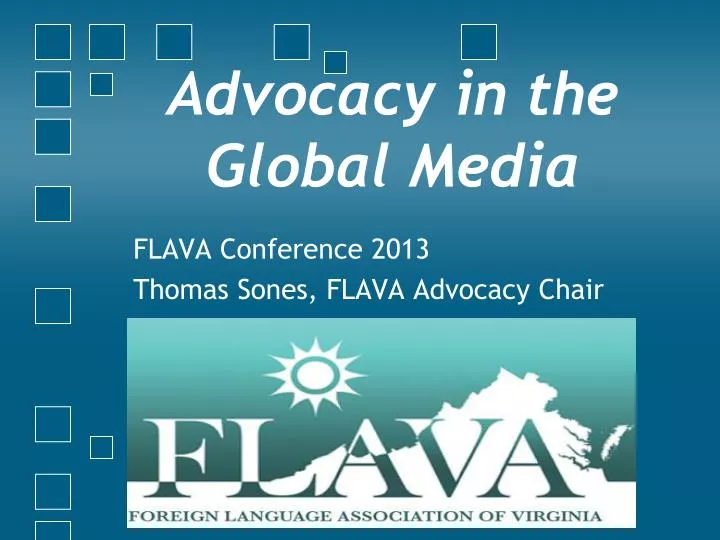 advocacy in the global media