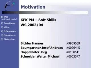 motivation