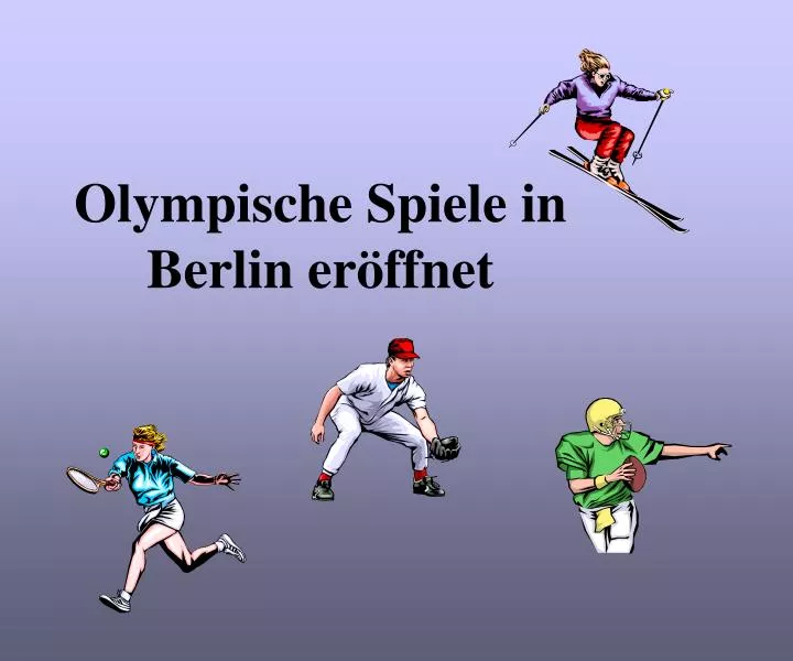 olympische spiele in berlin er ffnet